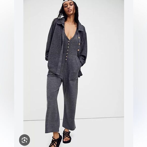 Free People Beach High Rise Jacket Blazer Ivory Sz Small NWT - Picture 2 of 8